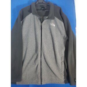 The North Face Flashdry Gray Color Block Full Zip Fleece Sweater Men’s Size XXL